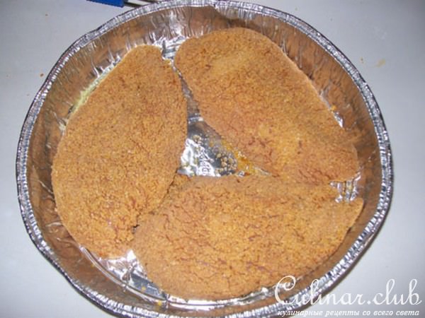 Курочка запеченная в панировке