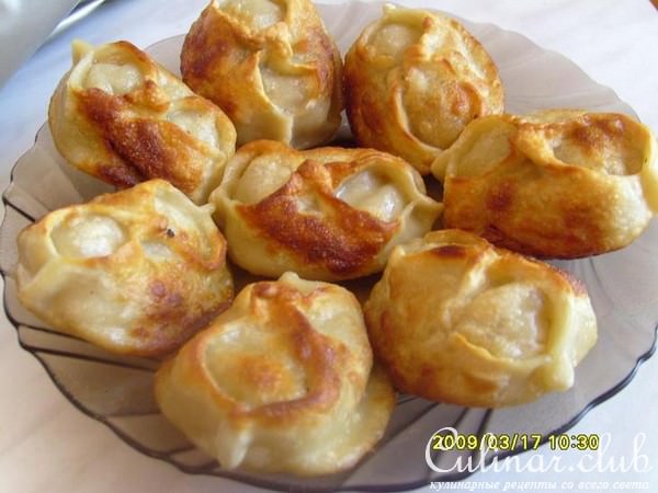 Манты с бараниной и тыквой