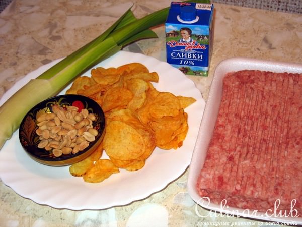 Тефтели для тинейджеров с чипсами и орешками