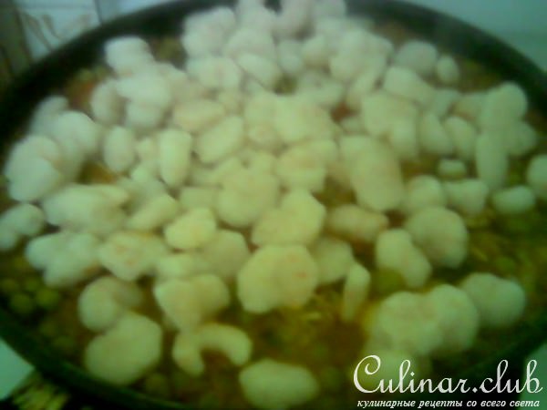 Пилафи(плов) с креветками.