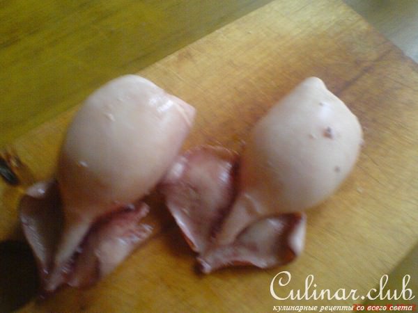 Солянка на сковороде с кальмарами