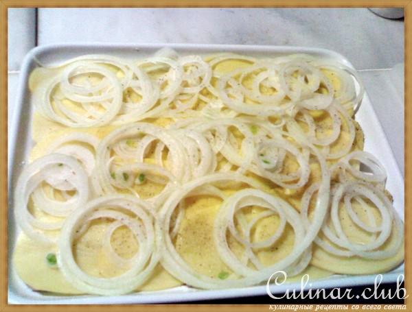 Рыбная запеканка с овощами