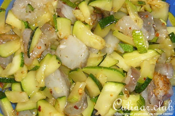 Фаршированный кальмар из пароварки-2
