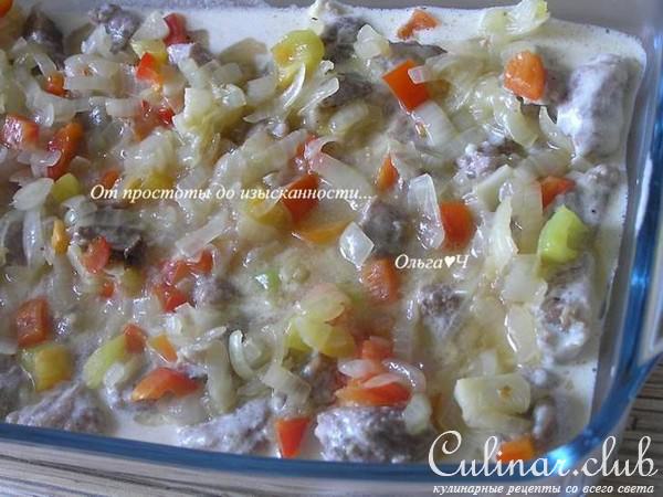 Кассероль со свининой, овощами и коричневым рисом