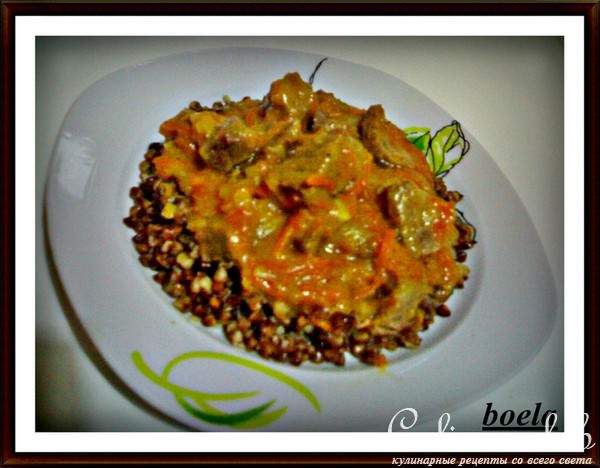 Мясная подливка к любому гарниру (можно впрок)
