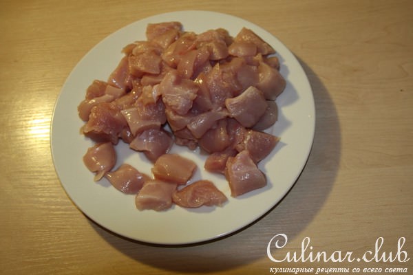Курица с кабачками в йогуртовом соусе