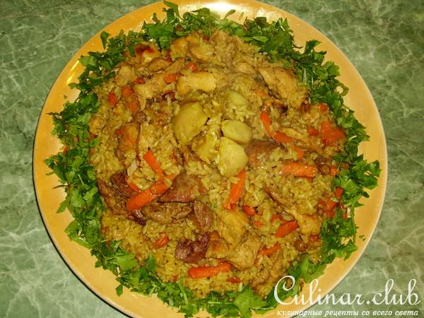 плов с кроликом