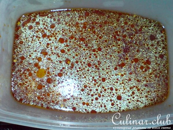 Брошет из маринованой говядины