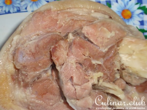 Свиная рулька с картошкой