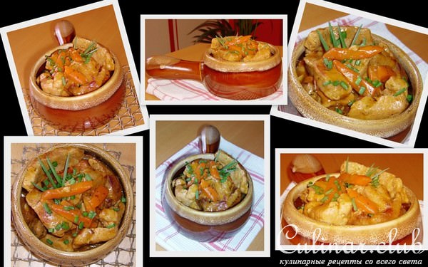 Мясо в пиве с имбирем