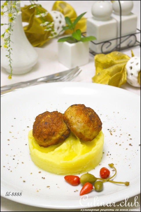 Котлеты по рецепту Сержа Марковича и картофельное пюре с мятой. Конкурс "Я + Серж Маркович=..."