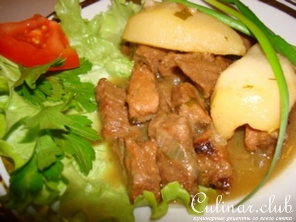 КВАСная говядина с грушами и медом