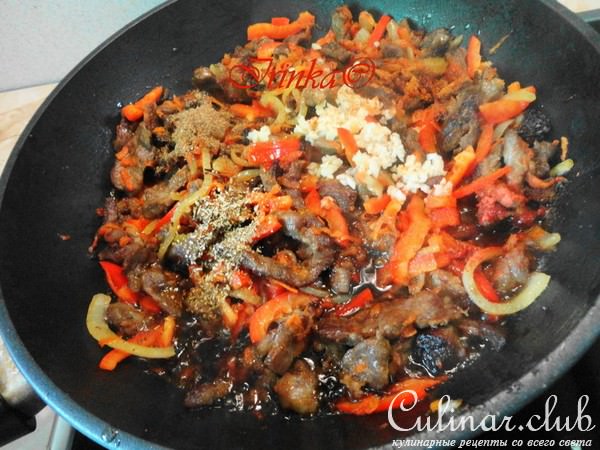 Мясо по-китайски "Веревочка"