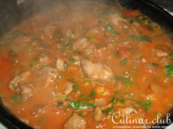 ЧАШУШУЛИ - тушеное мясо