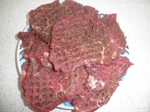 Вариант мяса по-французски.