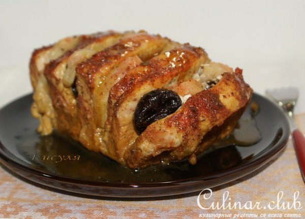 Свинина с черносливом и яблоками. Тест-драйв