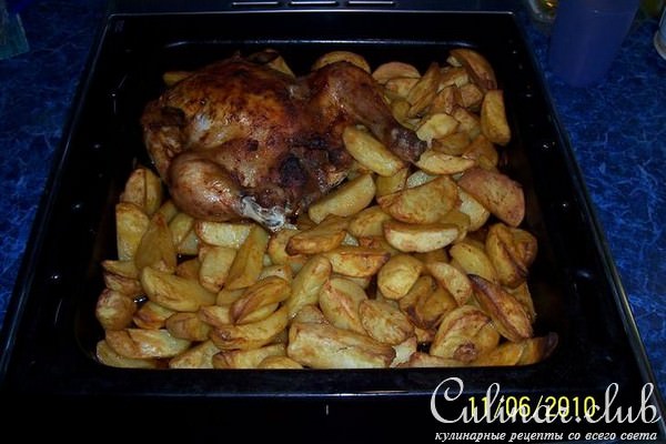 быстрая курочка для неожиданных гостей