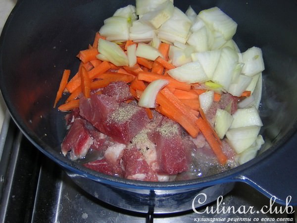 ПЛОВ С ГРЕЧКОЙ ПО-УЗБЕКСКИ