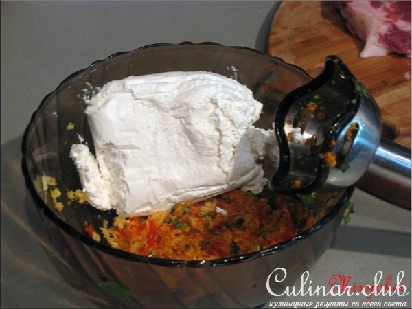 "Дахи Чоп" или жареное мясо с творогом