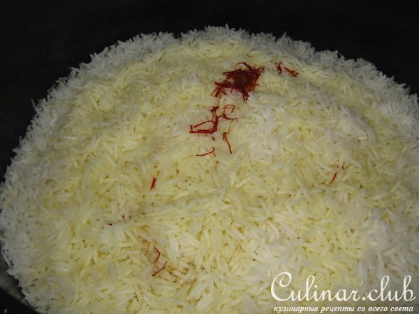 Мясо с зеленью -"сябзи гоурма"