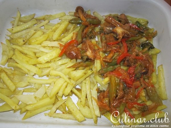 Жарёха из телятины под сырным соусом