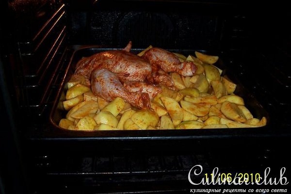 быстрая курочка для неожиданных гостей