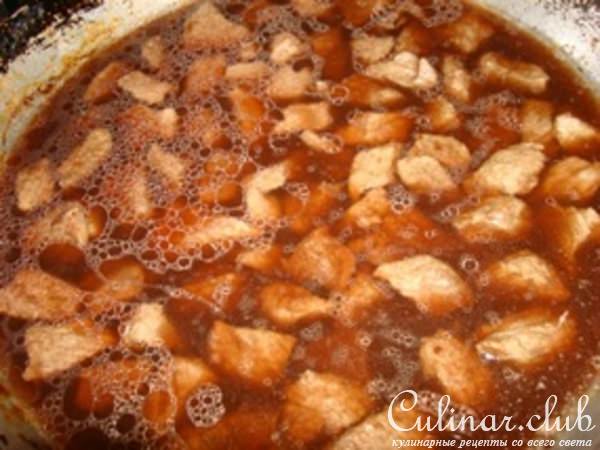 Мясо в гранатовом соке