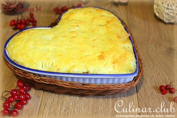 Картофельная запеканка с говядиной