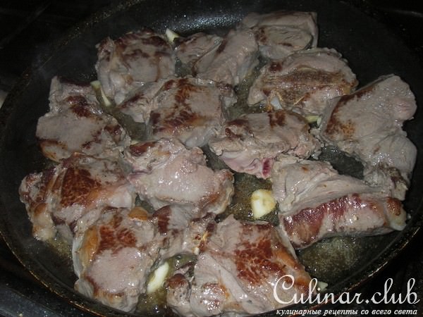 Рагу из баранины с фасолью и овощами
