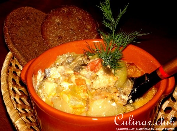 Свинина с овощами