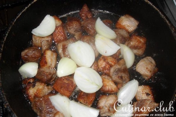 Конгри с жаренной свининой по-кубински (ФМ Куба)