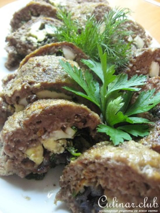 рулетики мясные с начинкой