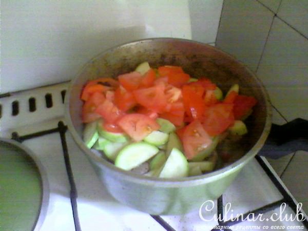 Свинина с овощами