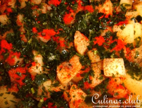 МНОГОЭТАЖНАЯ ГРУДКА С НАЧИНКОЙ "MOZZARELLA"