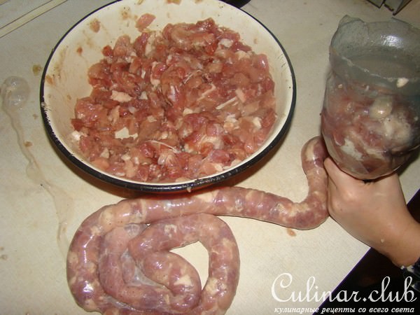 КОЛБАСА ДОМАШНЯЯ (вариант).