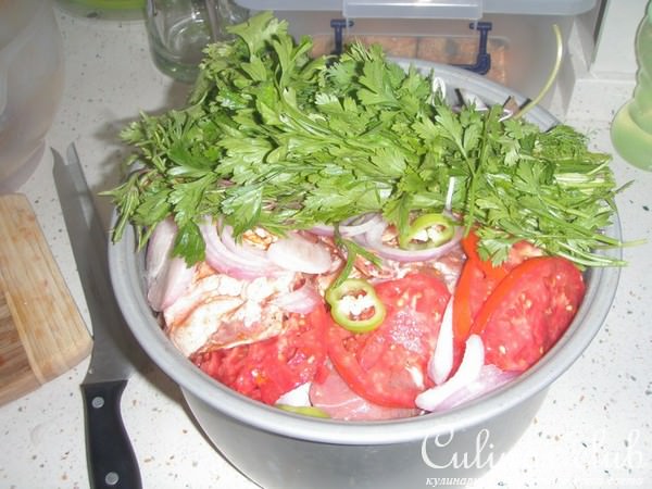 Хашлама в мультиварке