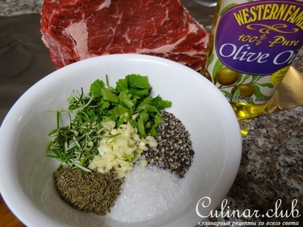 " Ароматный, Жареный, Кусок Мяса "