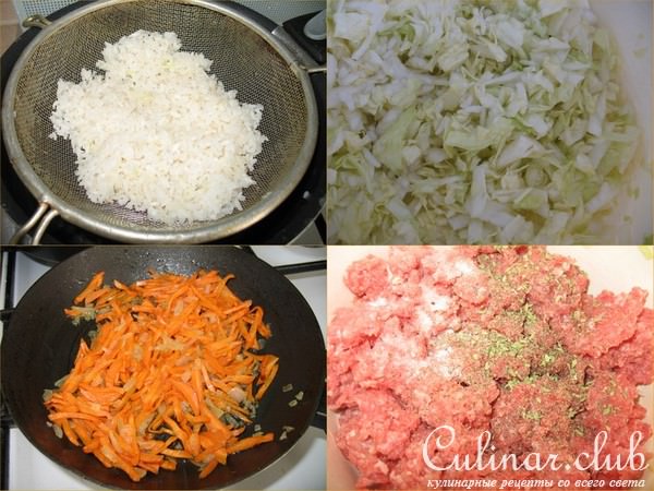 Мясная запеканка "Голубец ленивый"