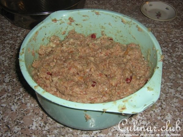 Котлеты Лапинские с брусникой от Анастасии