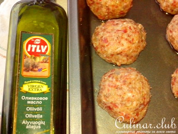 Мясные шарики из фарша под сливочным соусом