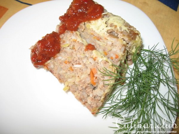 Мясная запеканка "Голубец ленивый"