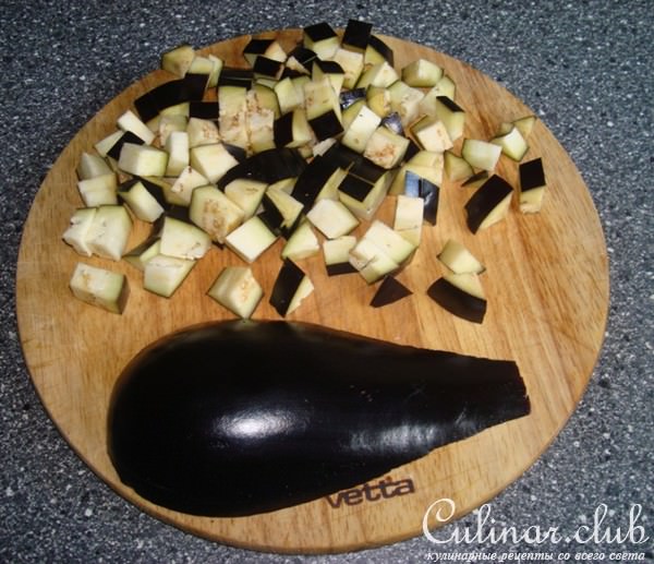 Конвертики из баклажанов с мясом