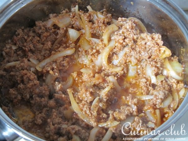 Маш с фаршем и булгуром