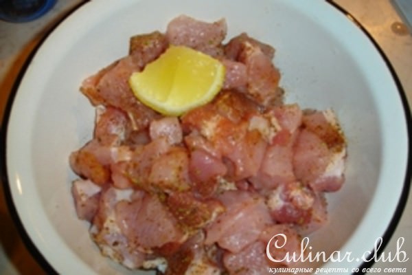 Сочное мясо под кисло-сладким соусом