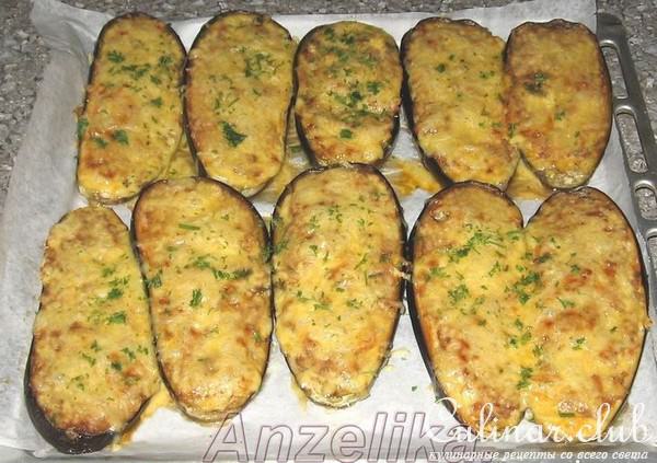 Баклажаны фаршированные (милионный вариант,но очень вкусный)