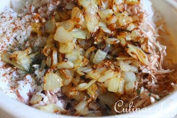 Голубцы с мясом, рисом и грибами