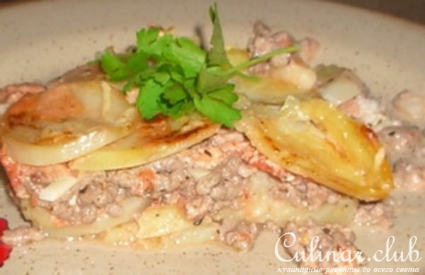 Картофельная запеканка с мясом