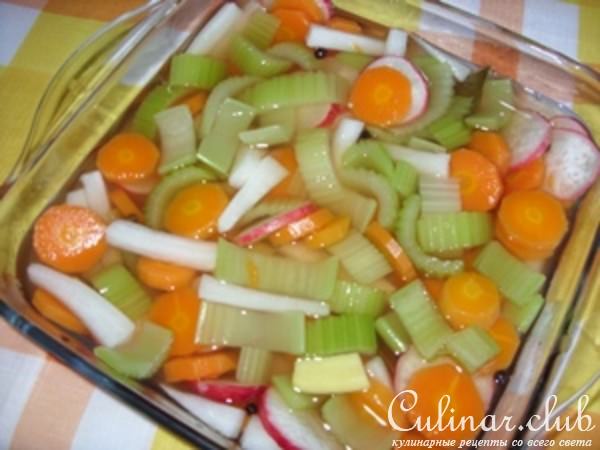 "Бургеры" из куриного фарша с овощами