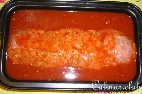 Мясной рулет