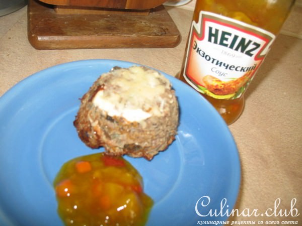 Мясные кексы с наполнителями